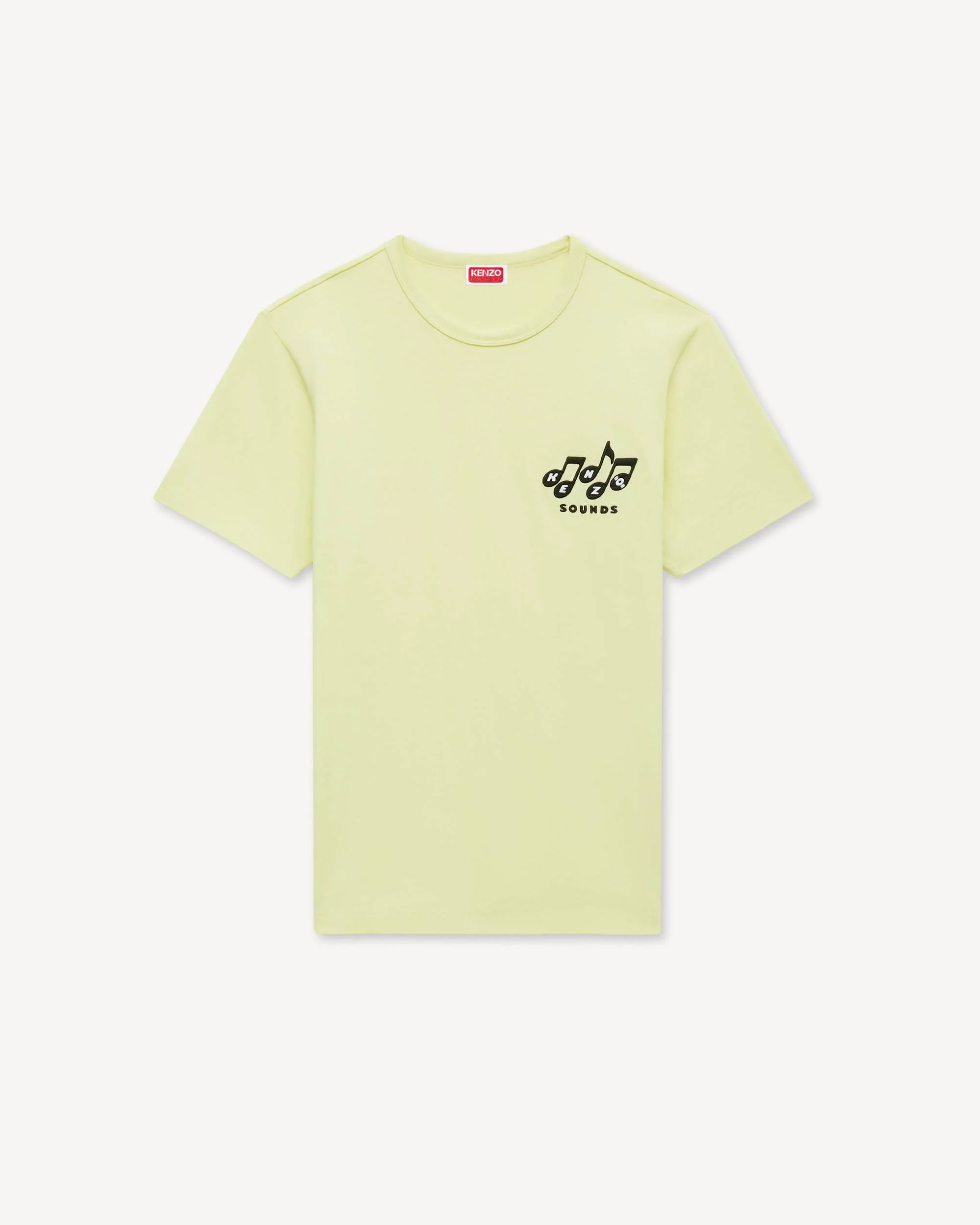 'KENZO Sounds' embroidered slim T-shirt in cotton - 1