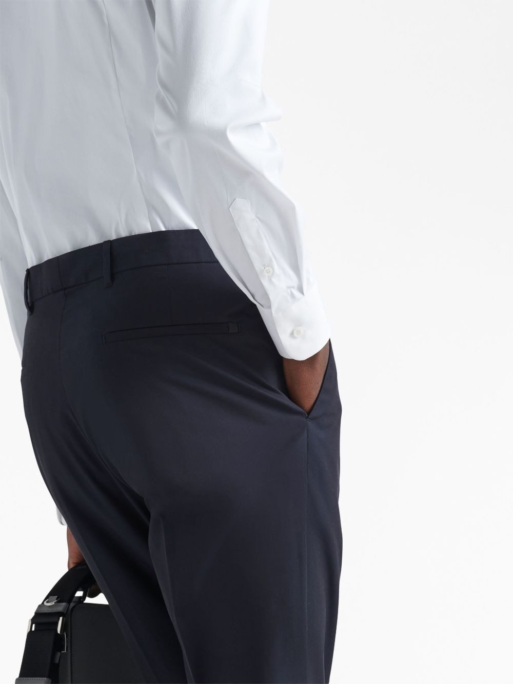 tailored straight-leg trousers - 5