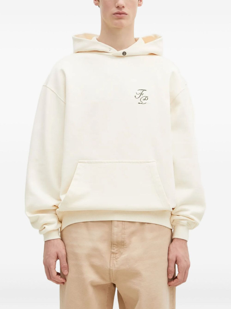 garden-print hoodie 1