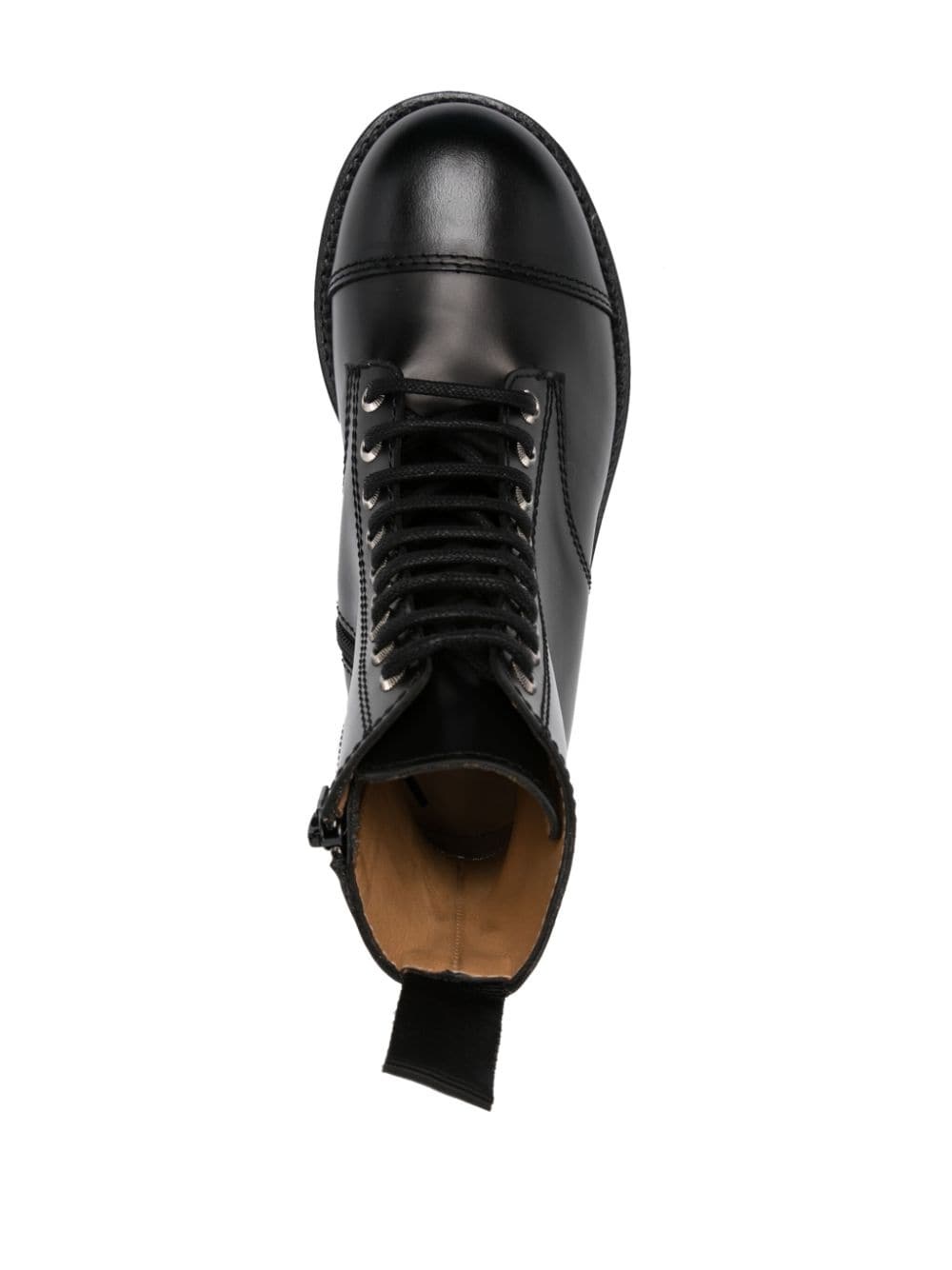 stud-embellished leather boots - 4