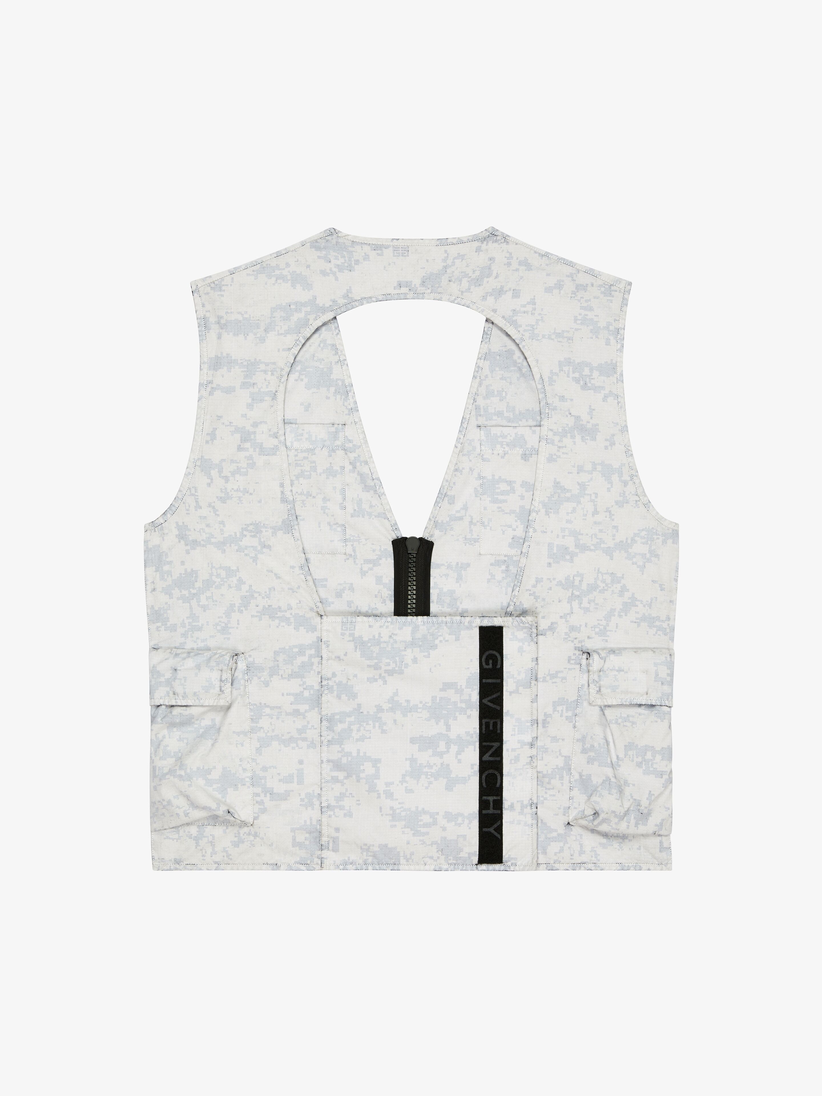 SLEEVELESS CARGO JACKET - 5