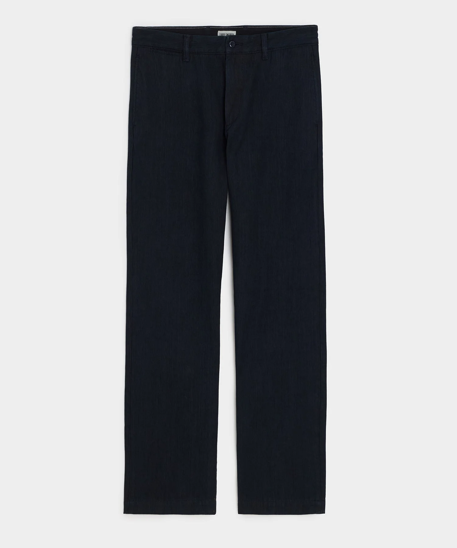 Relaxed Striped Denim Chino in Overdyeed Indigo - 1