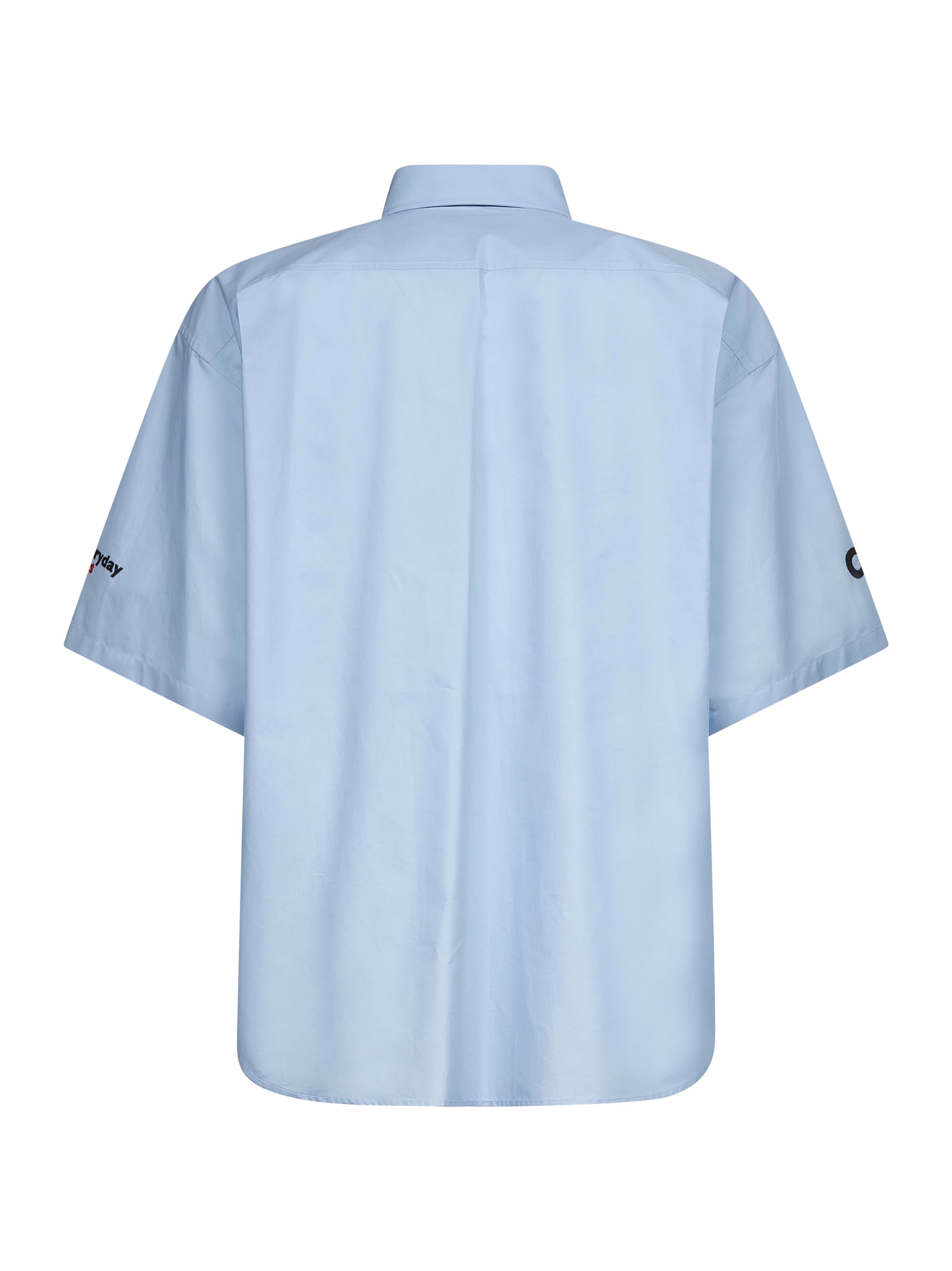 Light blue CEO Uniform Logo Oversize shirt - 2