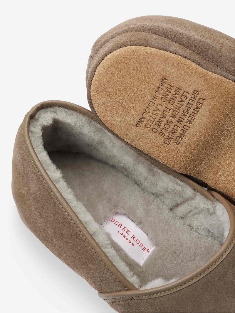 Men's Slippers Crawford Suede Sheepskin Beige - 2