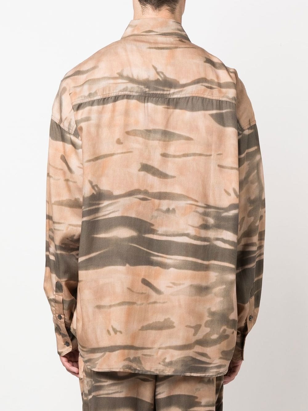 camouflage-print button-up shirt - 4