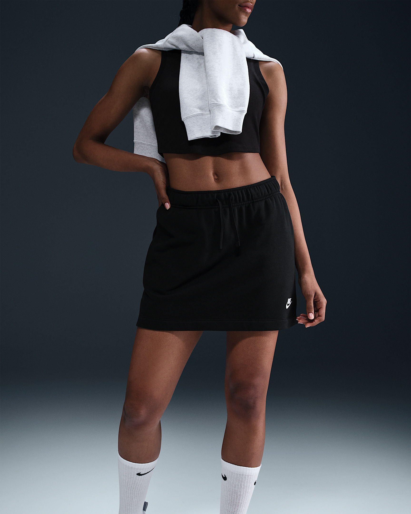 Nike Sportswear Club Fleece Women's Mid-Rise Skirt - 5