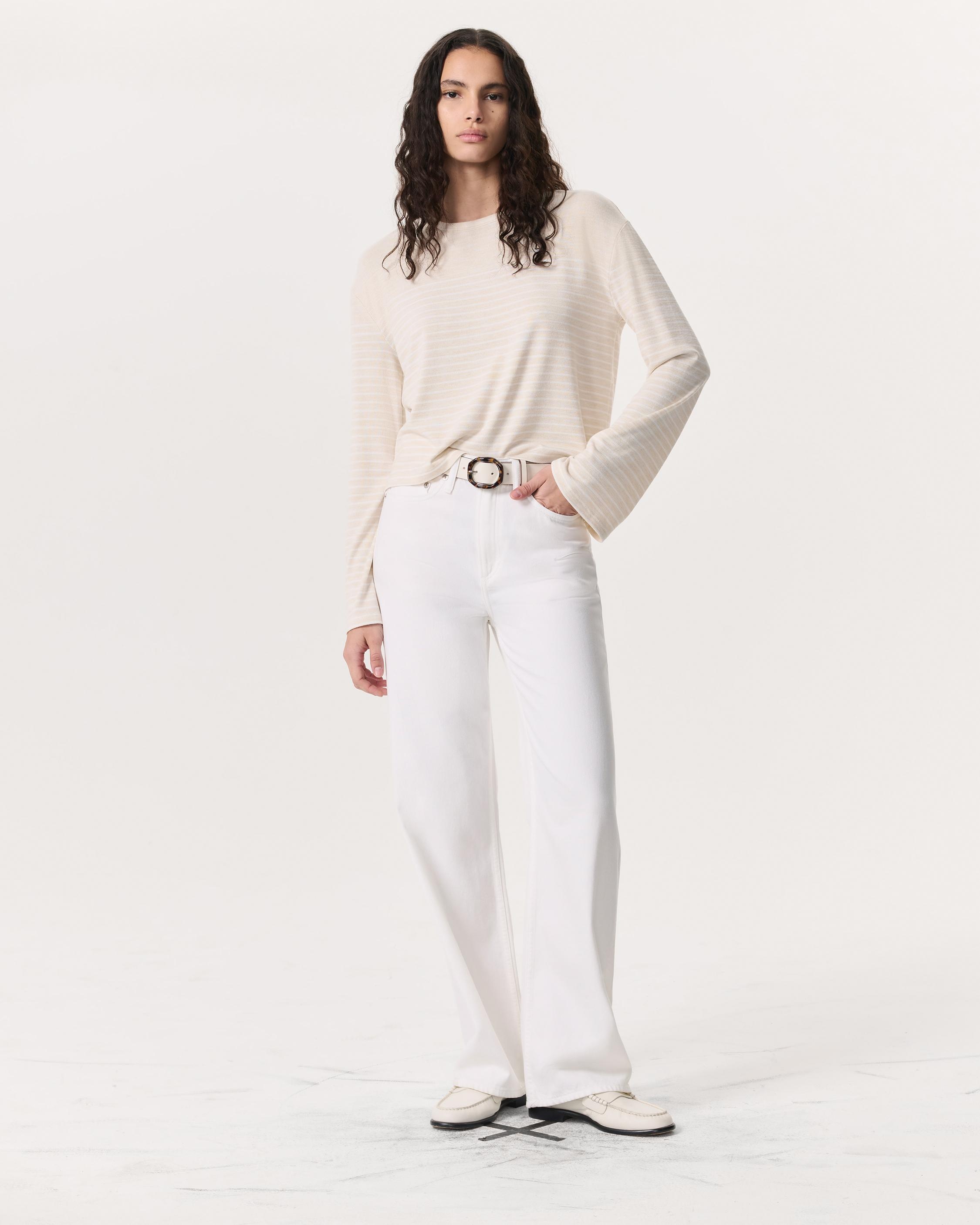 The Knit Striped Long-Sleeve T-Shirt - 4