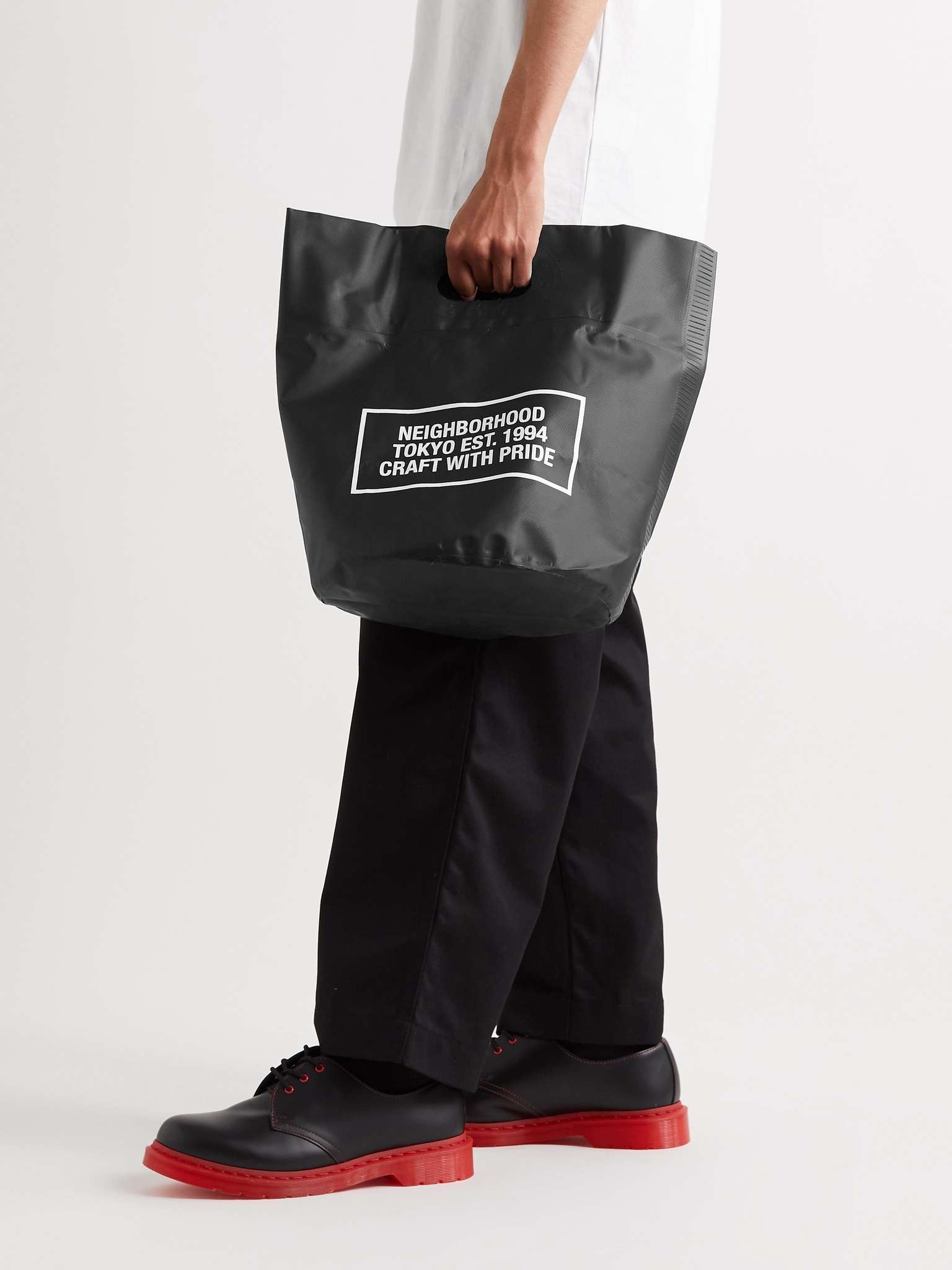 Logo-Print Tarp Tote Bag - 2