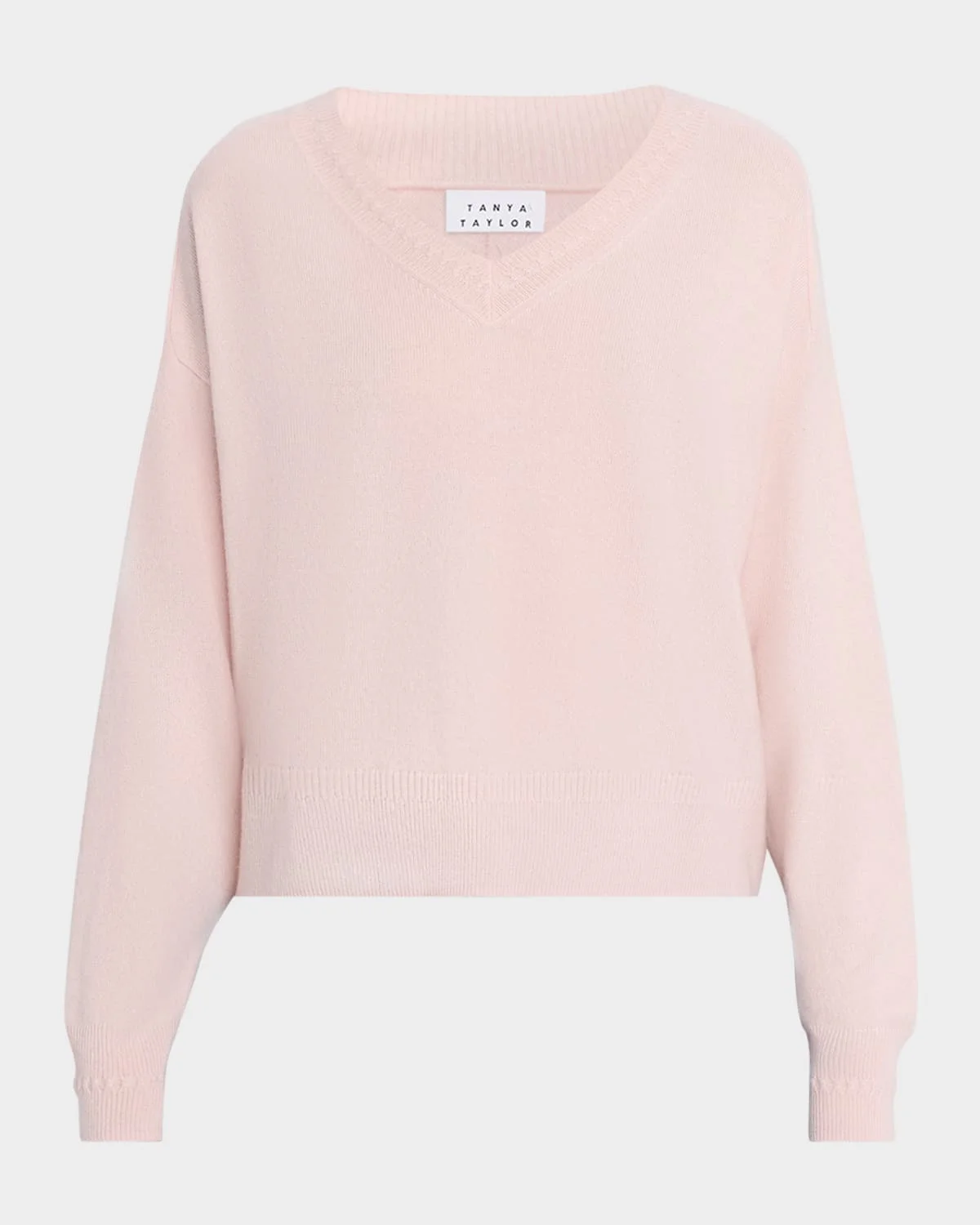 Audrey V-Neck Cashmere Sweater - 1
