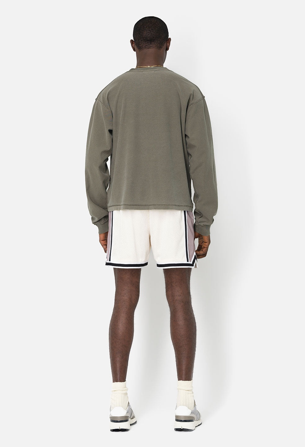 REVERSED CROPPED LS TEE - 6