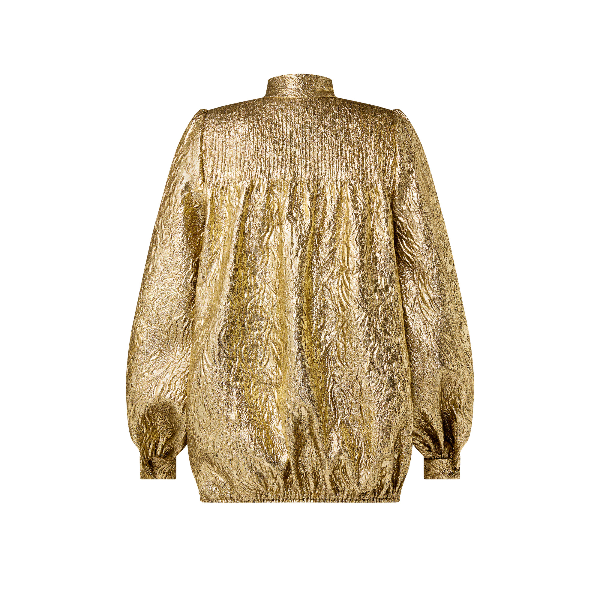 Floral Jacquard Blouse - 3