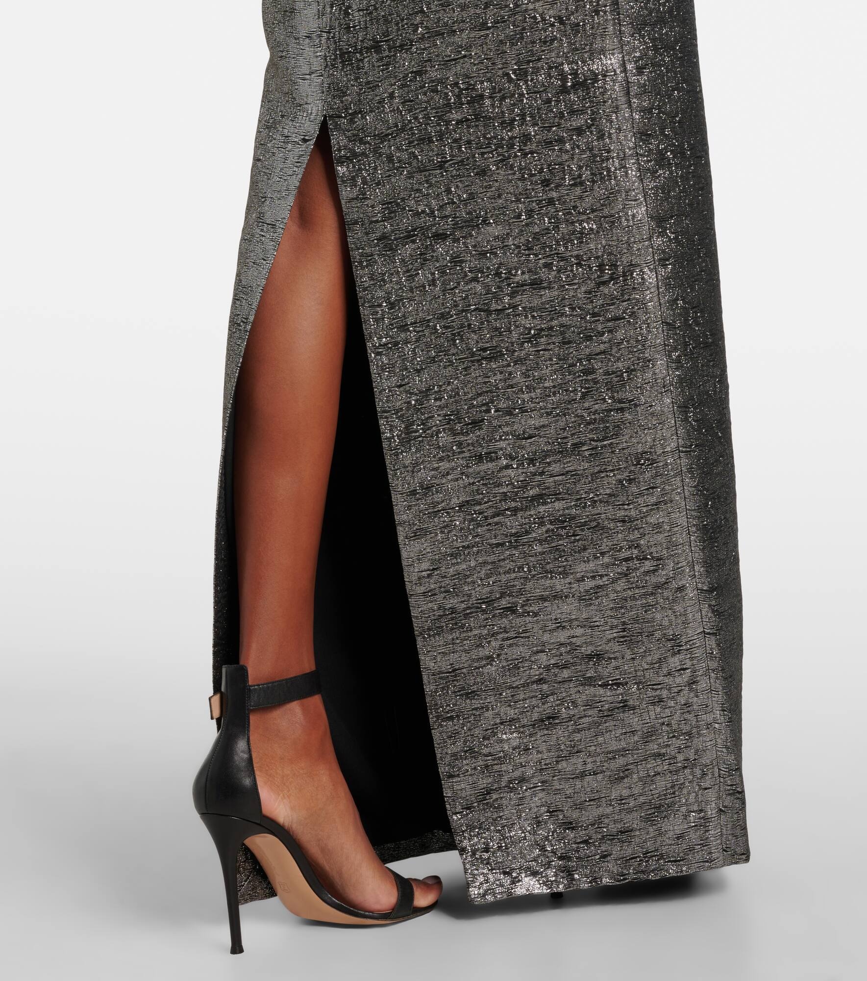 Laelia jacquard bustier gown - 5