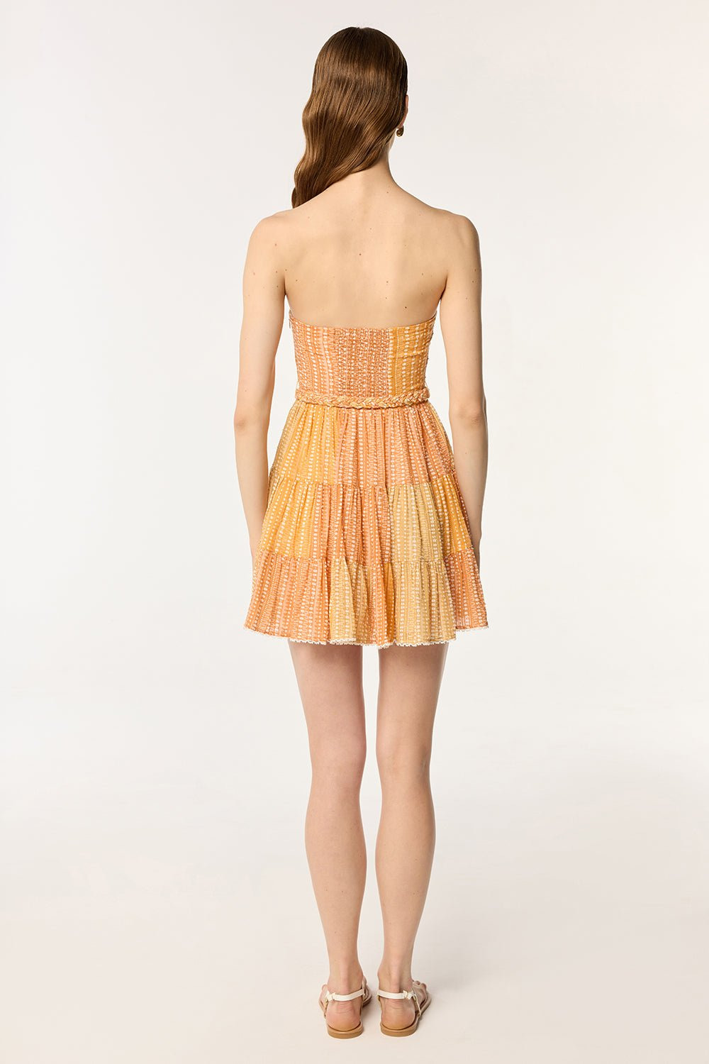 Bandeau Dress Christine - Orange Shona - 4