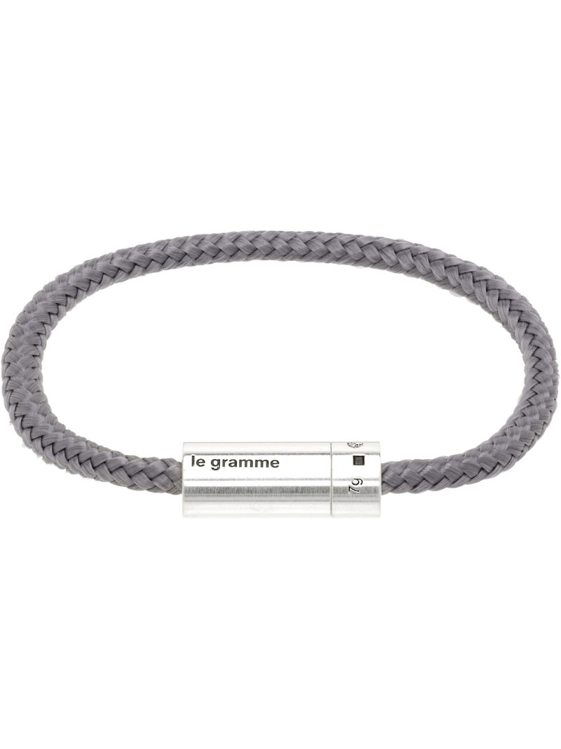 Gray 'le 7g' Nato Cable Bracelet 1