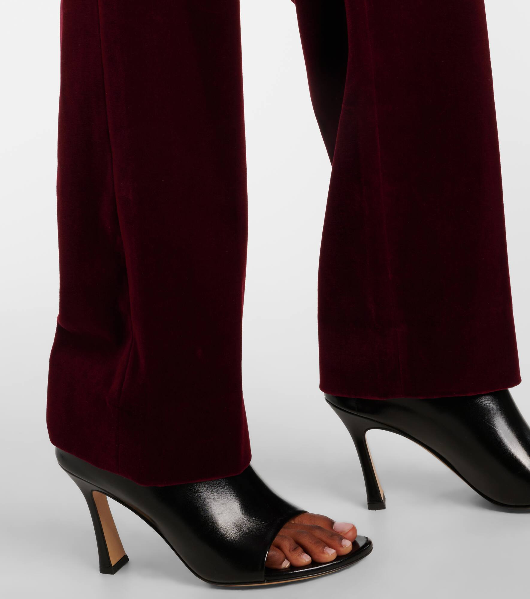 Nana cotton velvet straight pants - 6