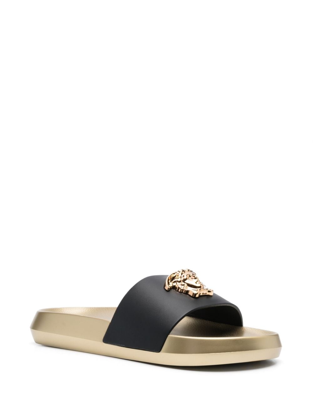 Medusa-plaque open-toe sandals - 2