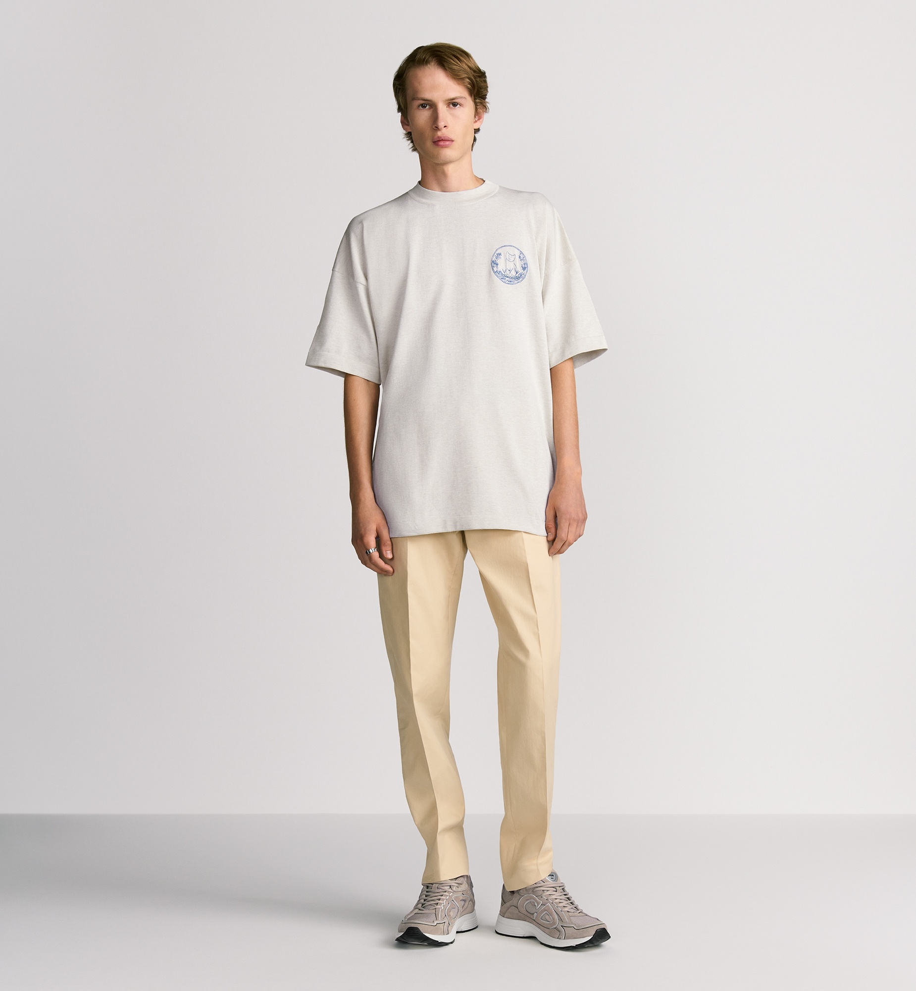 DIOR AND HYLTON NEL Knit T-Shirt, Oversized Fit - 3