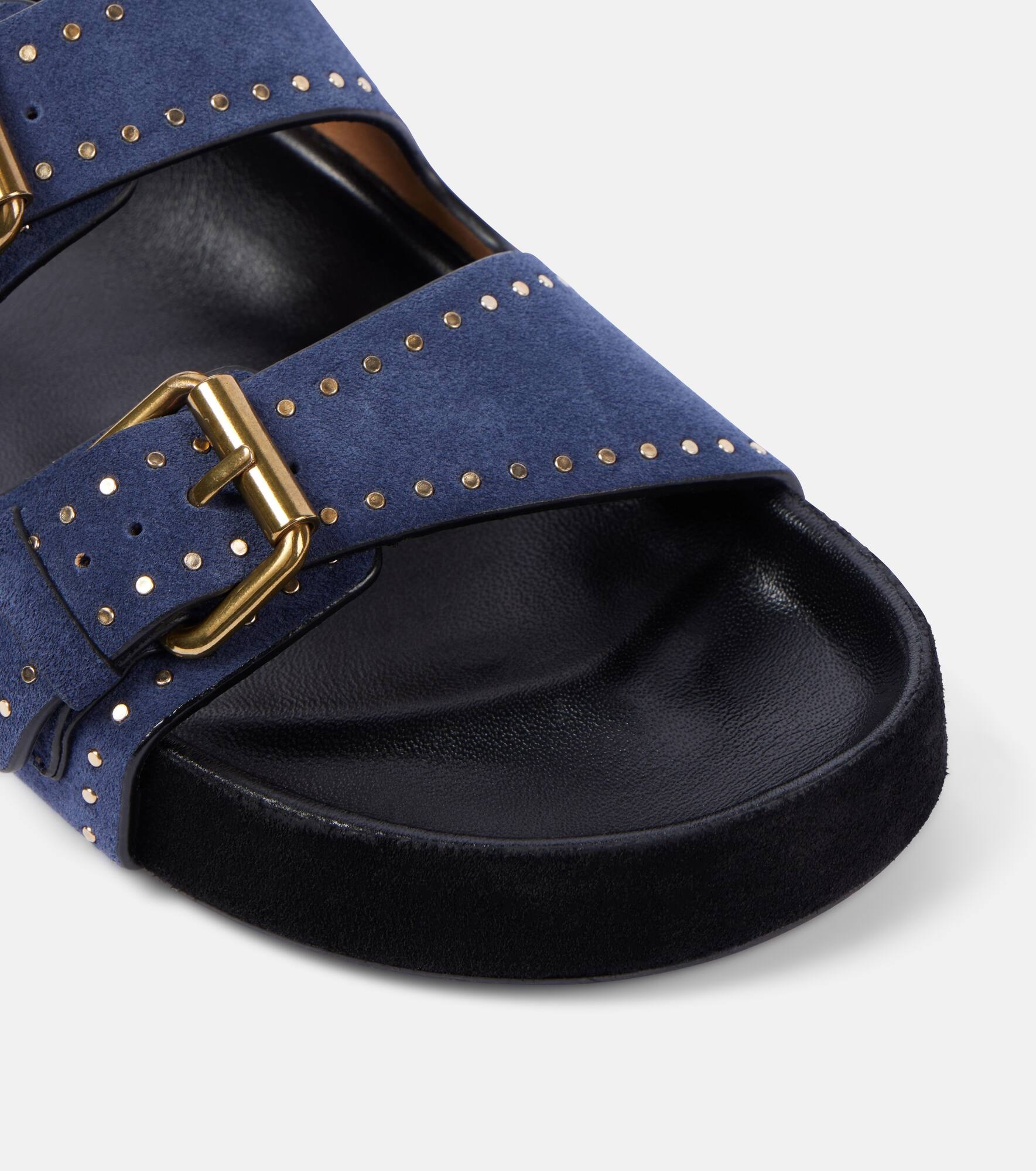 Lennyo studded suede sandals - 5