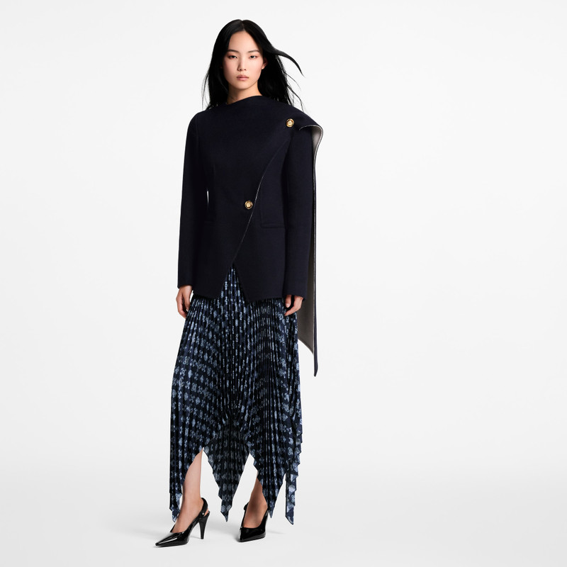 Louis Vuitton Asymmetrical Scarf Jacket outlook