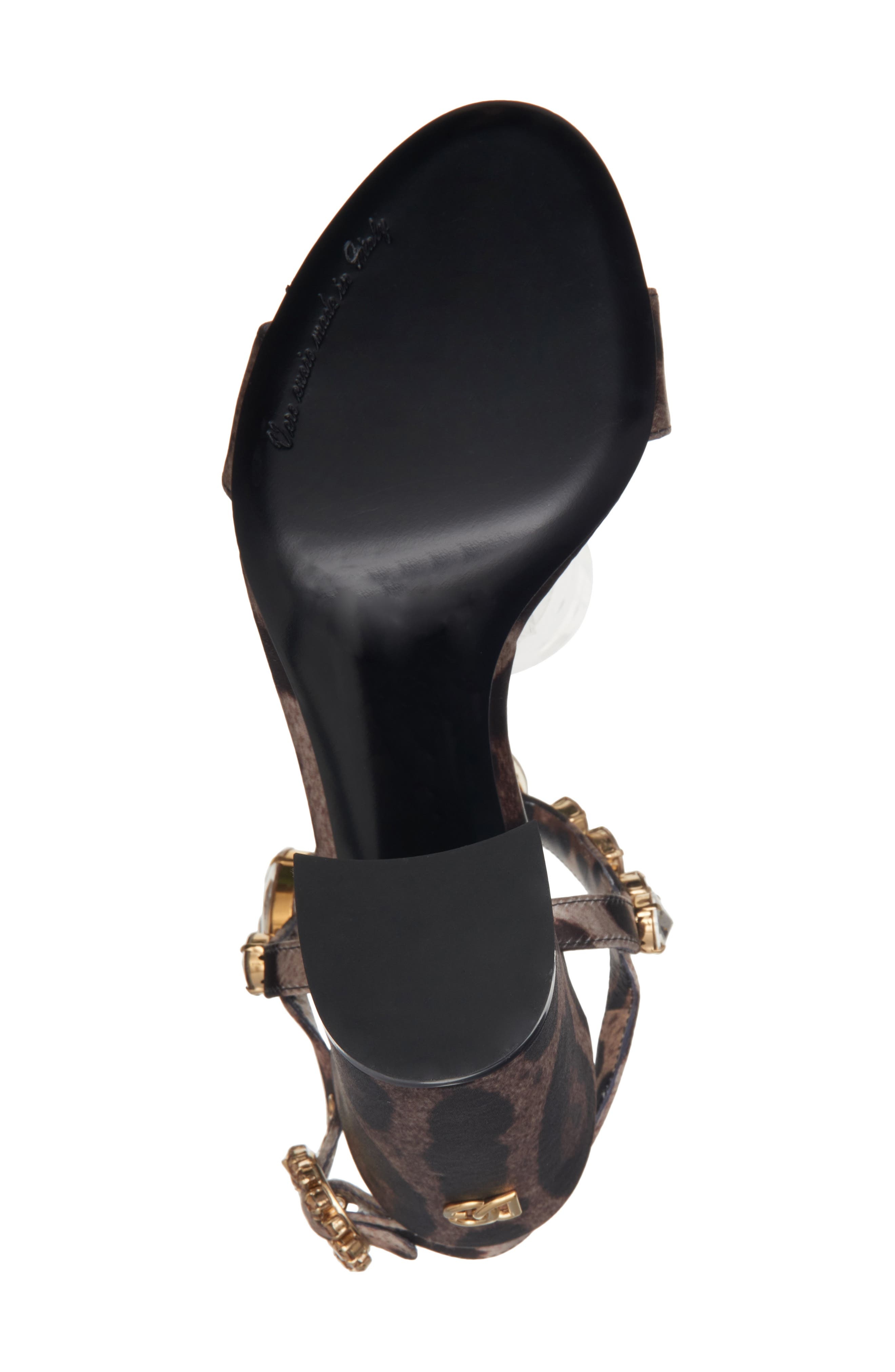 Dolce&Gabbana Crystal Embellished Sandal in Leo New at Nordstrom - 6