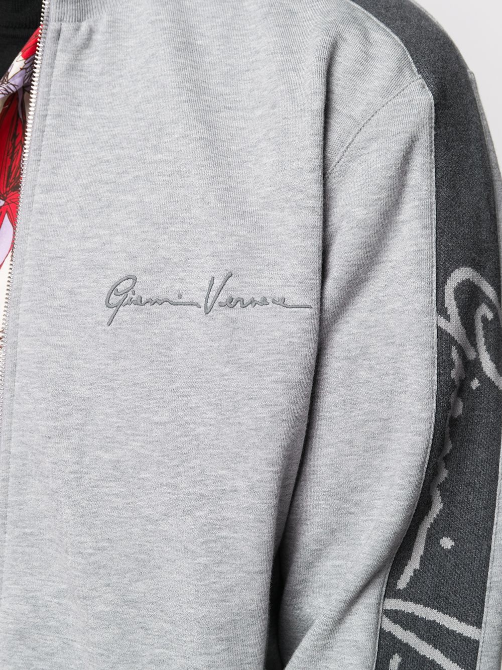 logo signature zip sweatshirt - 5