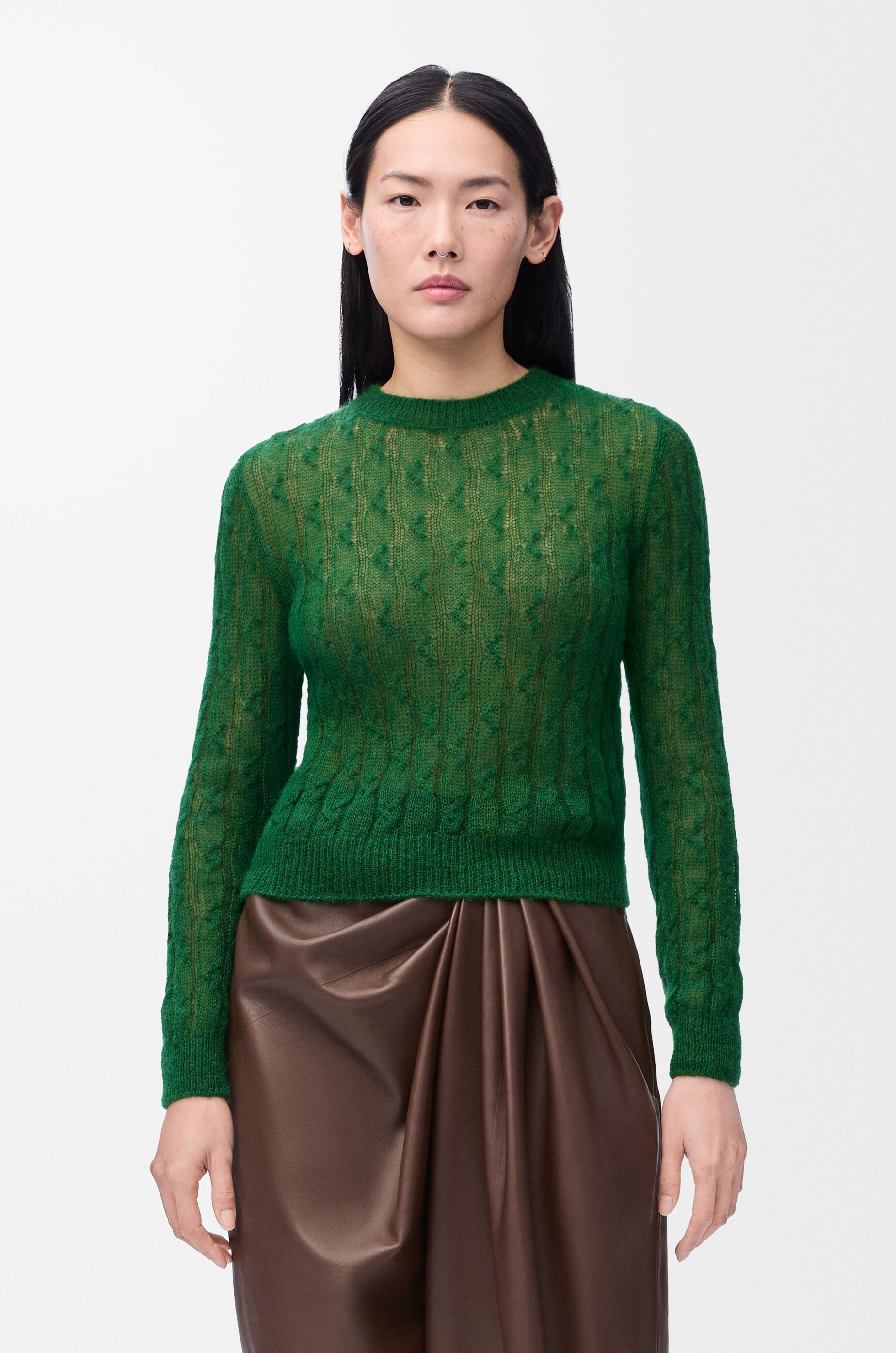 Sweater in mohair and wool blend - 3