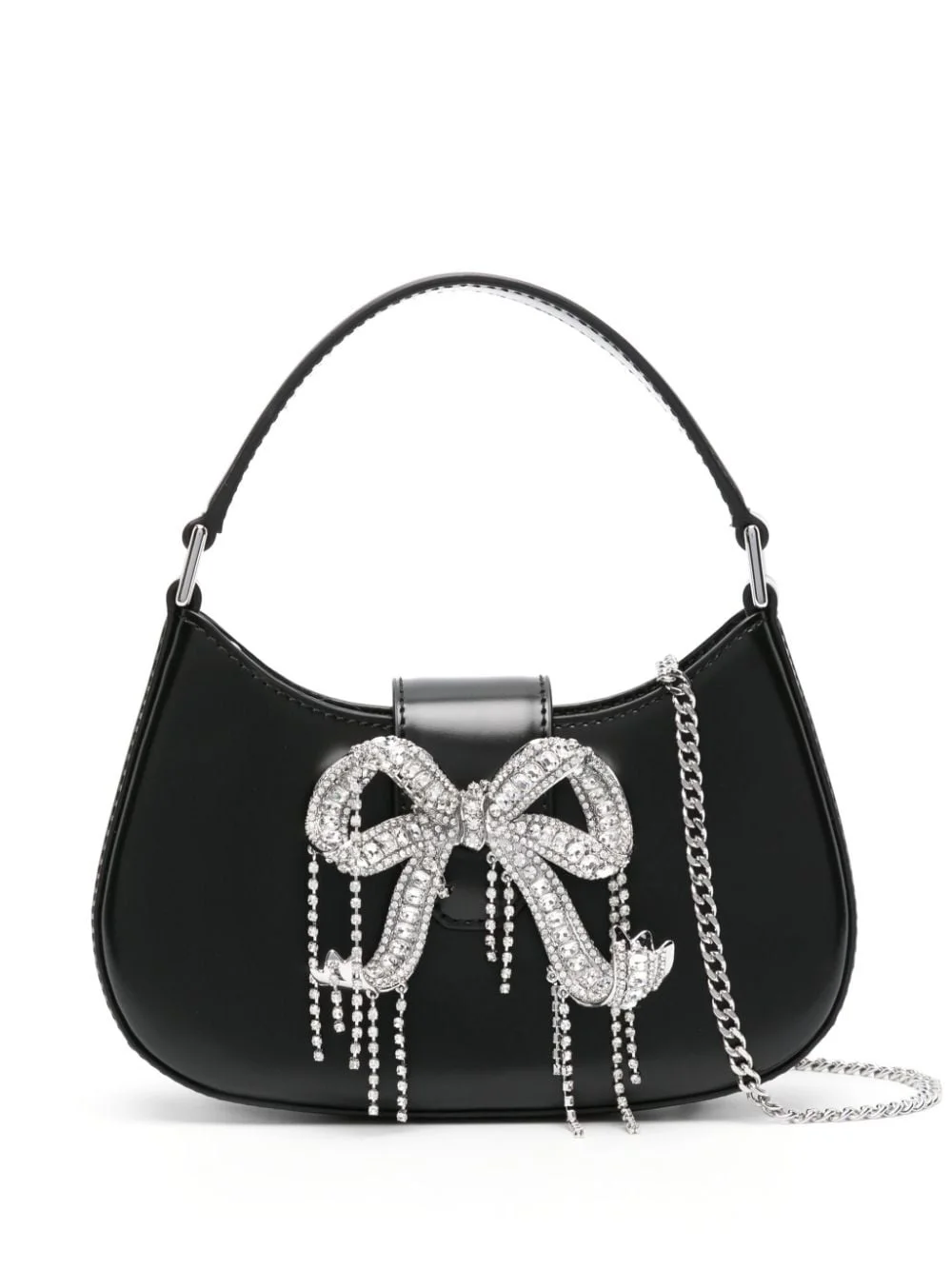 bow-embellished shoulder bag - 1