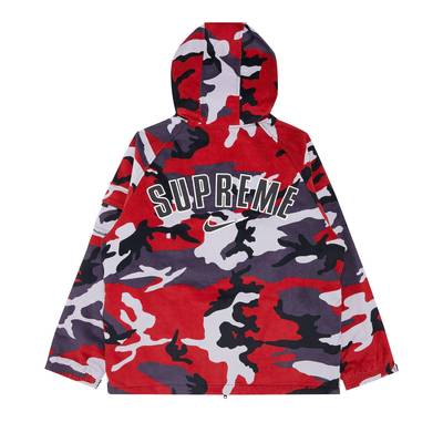 Supreme Supreme x Nike Arc Corduroy Hooded Jacket 'Red Camo' outlook