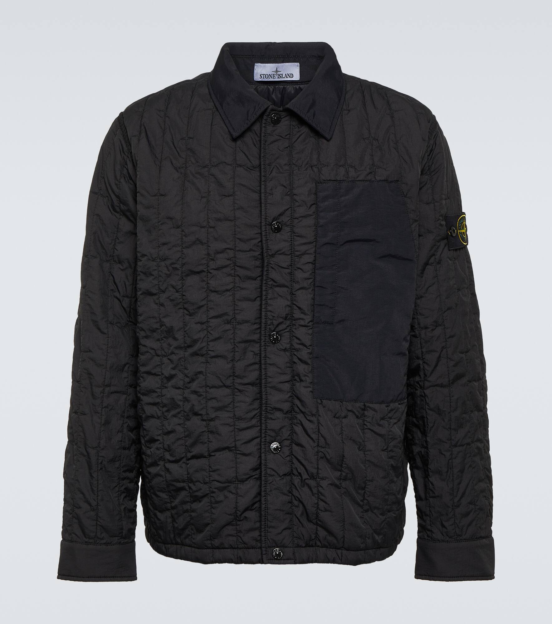 Quilted overshirt - 1