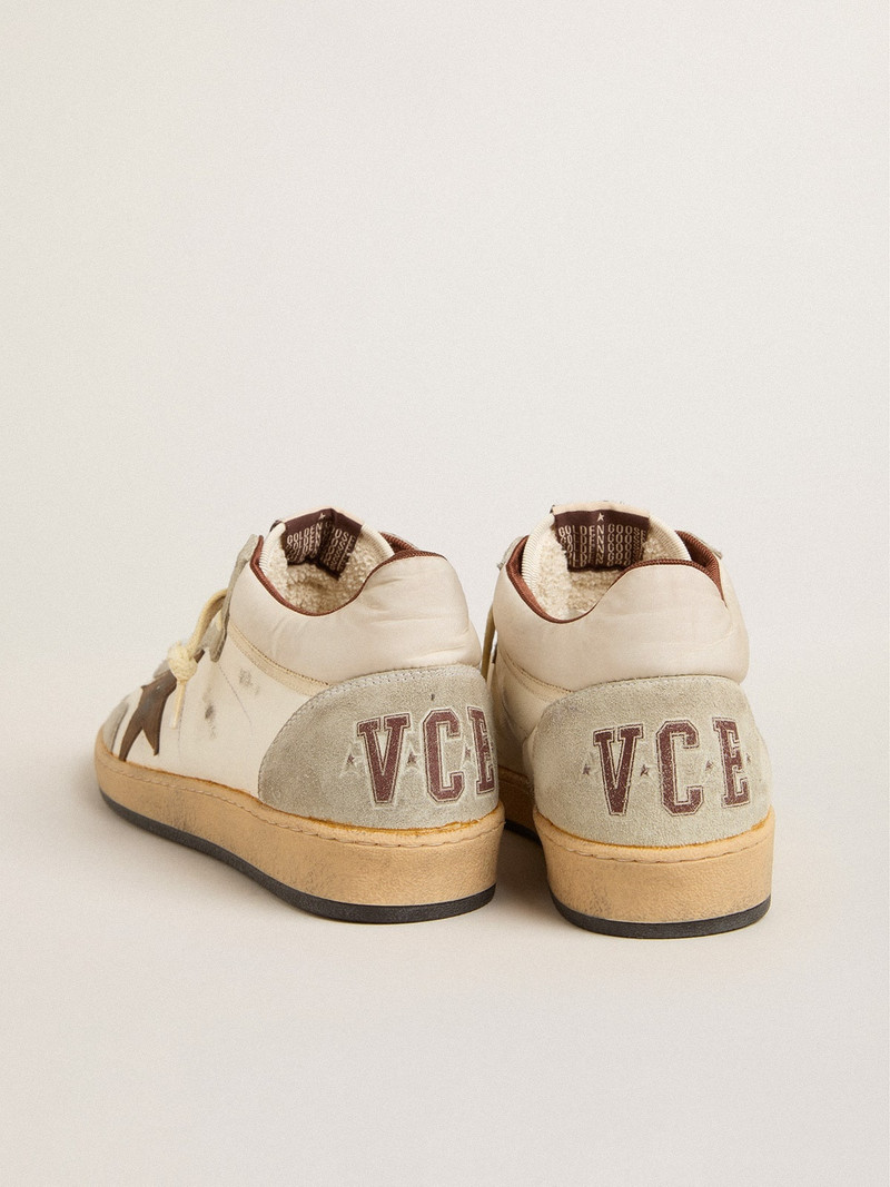 Ball Star LTD in nappa and nylon with suede star and inserts 4