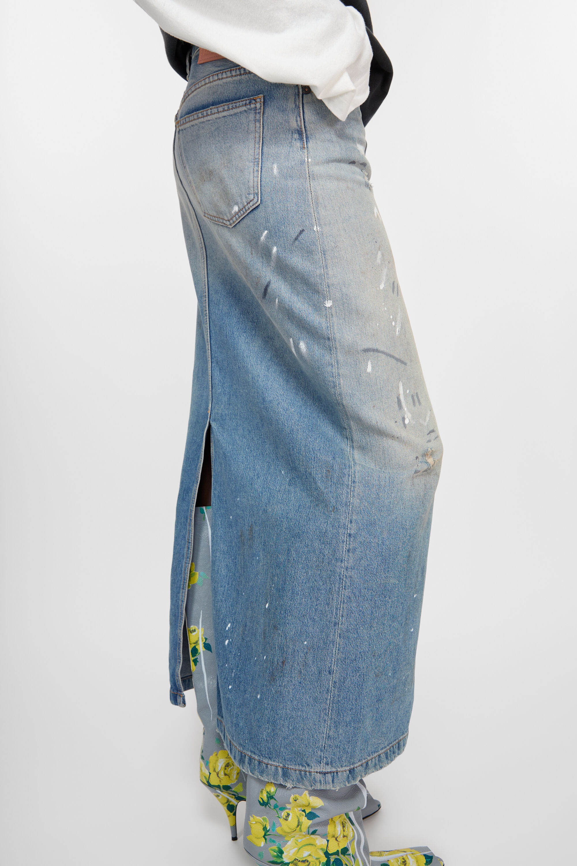 Denim skirt - Light blue - 5