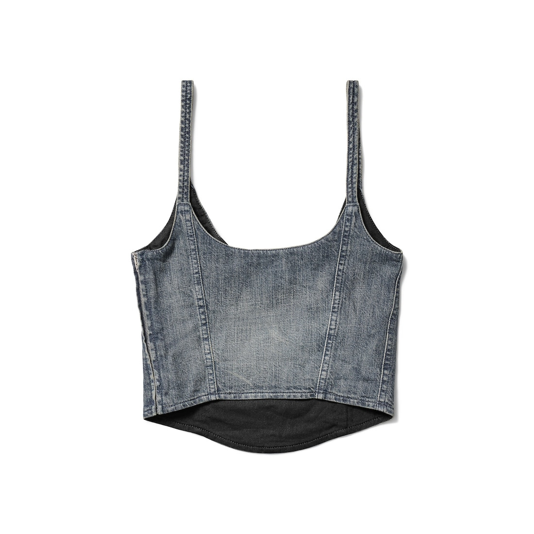 Women's Corseted Top in Blue - 6