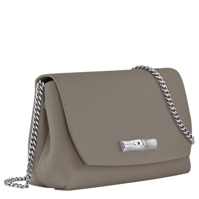 Longchamp Roseau Clutch Turtledove - Leather outlook