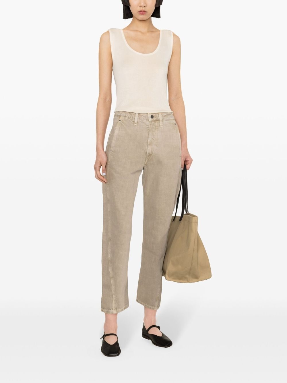seamless semi-sheer tank top - 2