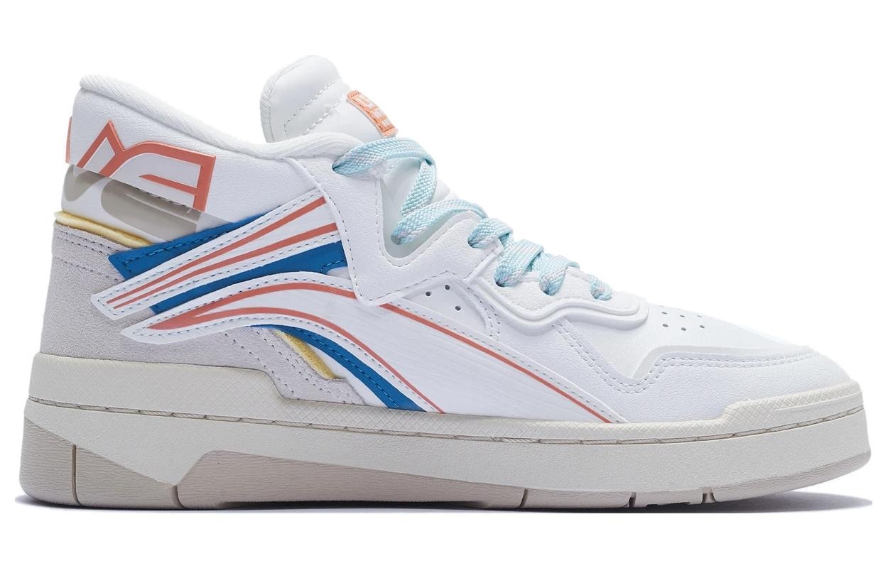 (WMNS) Li-Ning Mid Prm 'White Red Blue' AGCS152-4 - 2