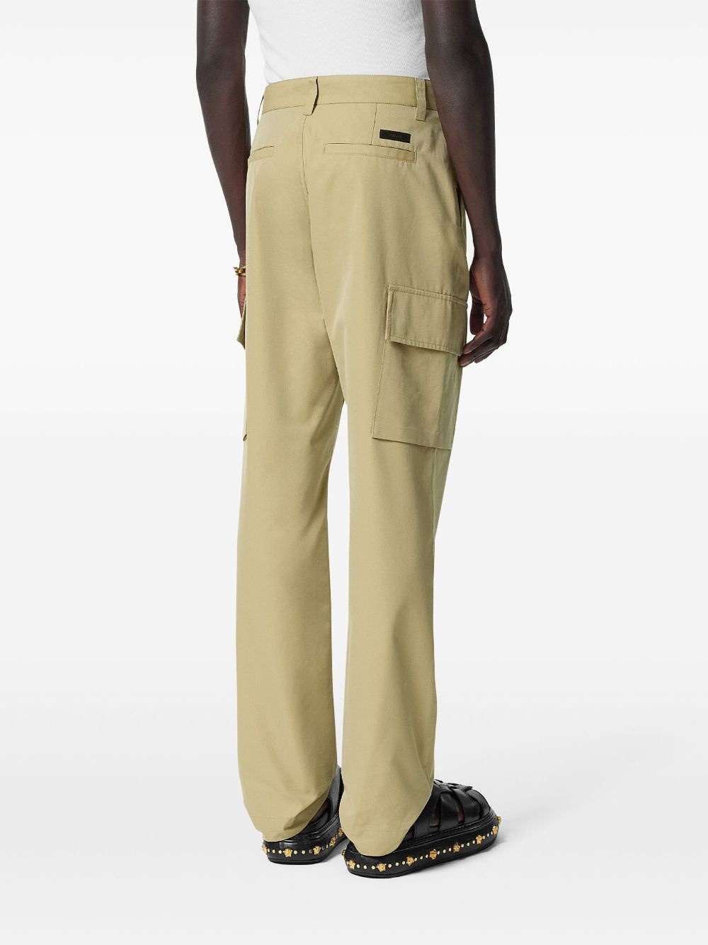 flap-pocket trousers - 4