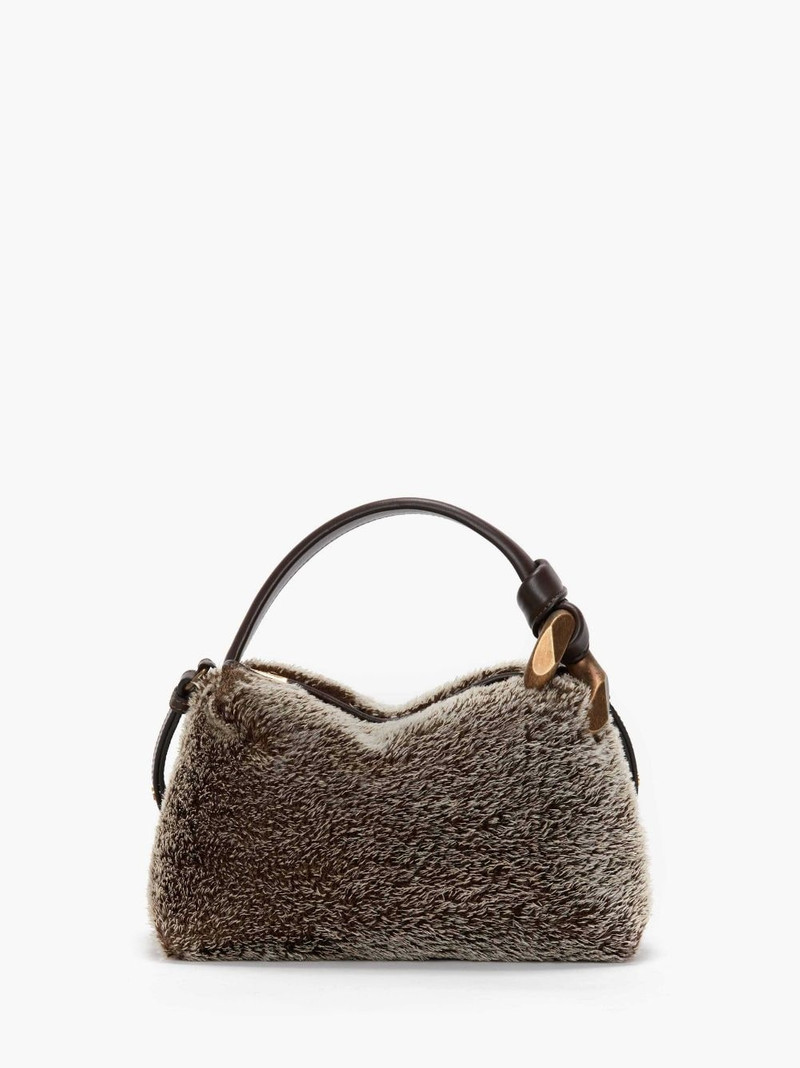 SMALL JWA CORNER BAG - MOHAIR CROSSBODY BAG 1