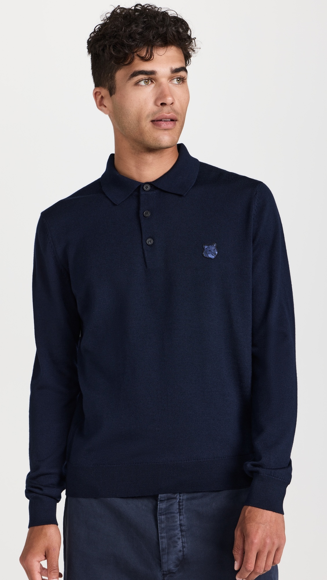 Bold Fox Head Polo Sweater - 6