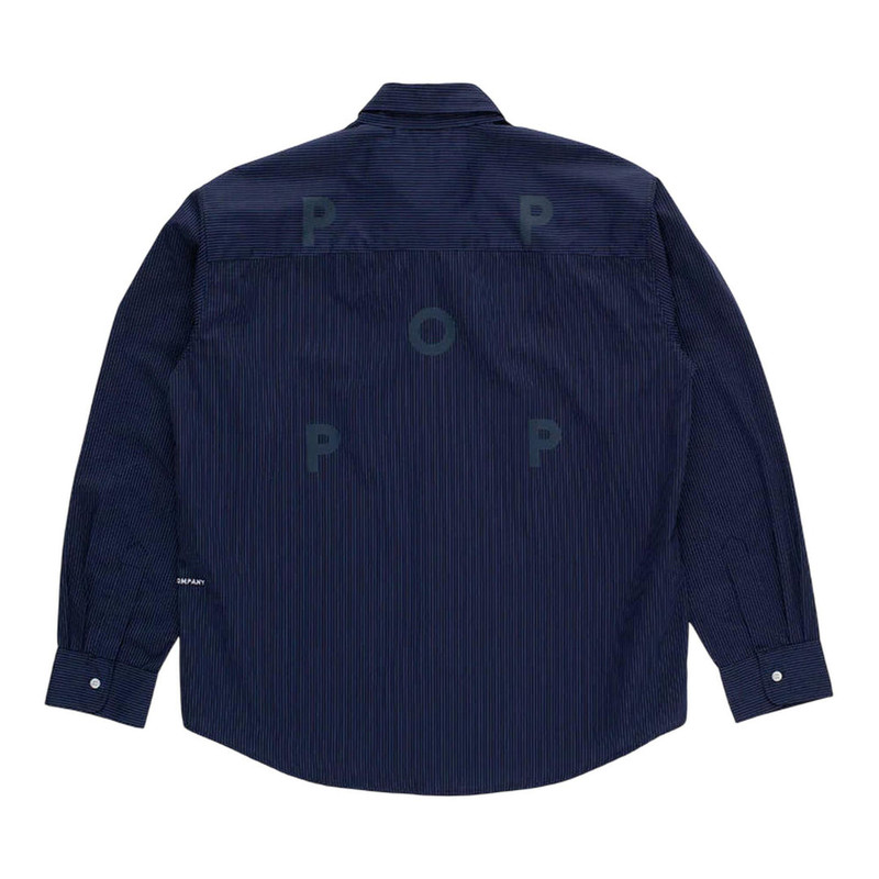 Pop Trading Company Striped Logo Shirt outlook