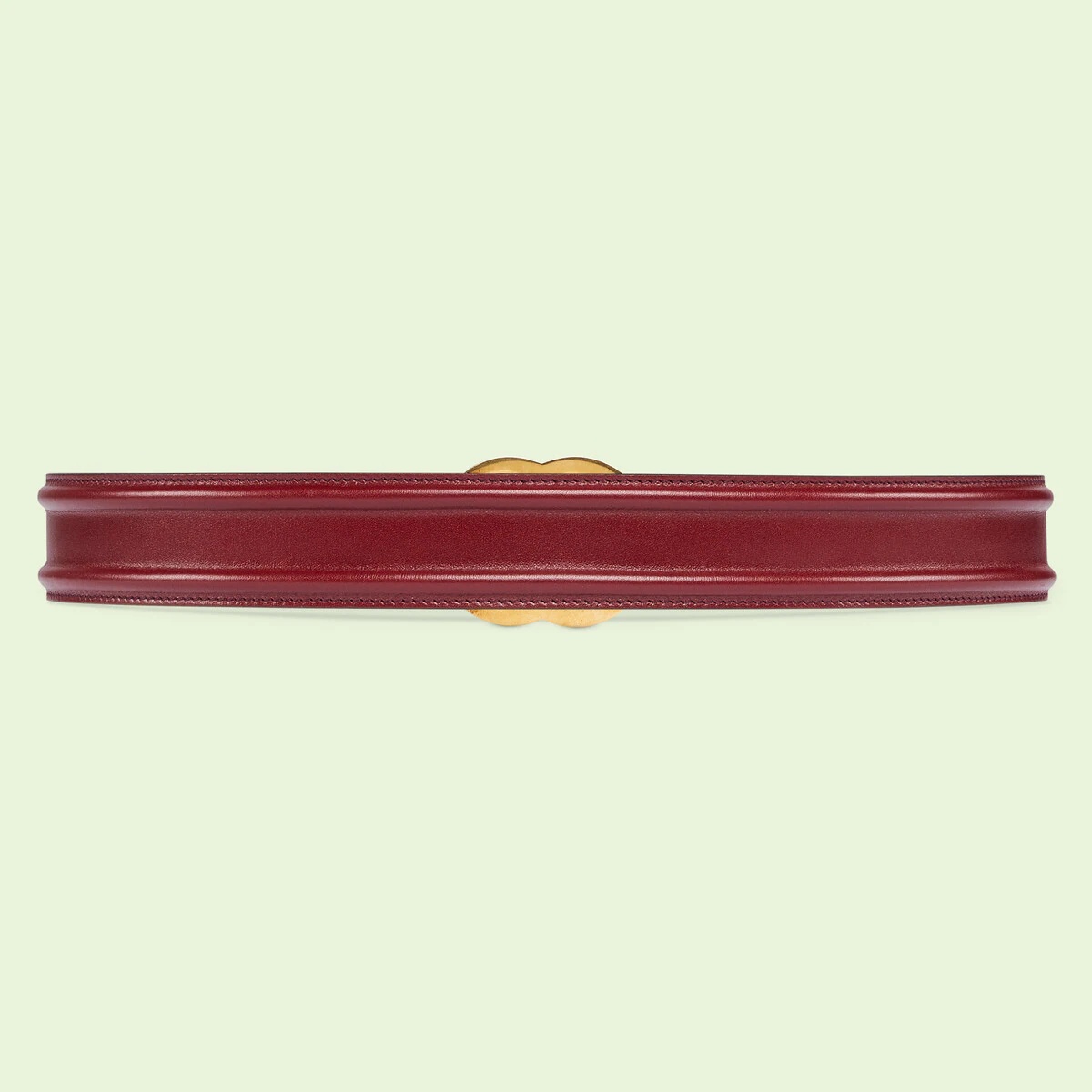 Belt with engraved Double G buckle - 4