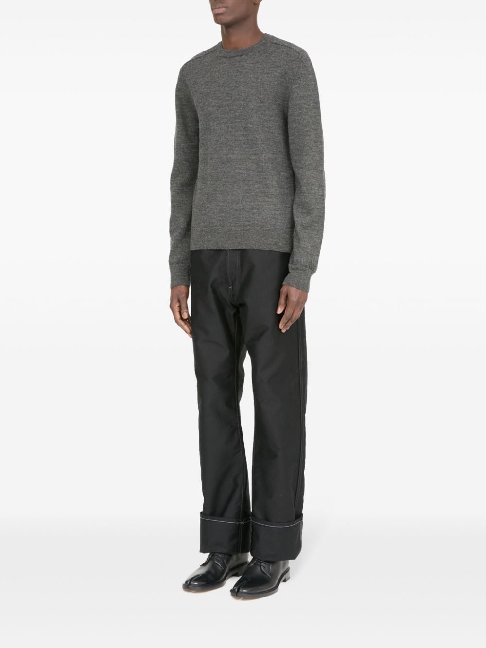 elbow-patch wool sweater - 6