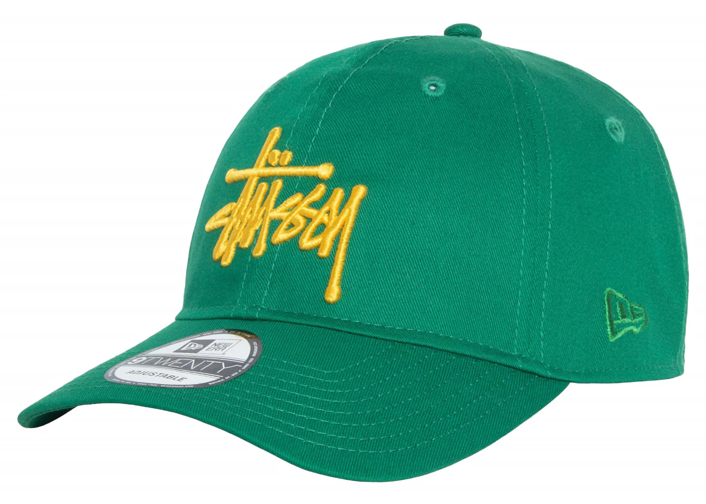 Stussy New Era 9Twenty Basic Strapback Kelly Green - 2
