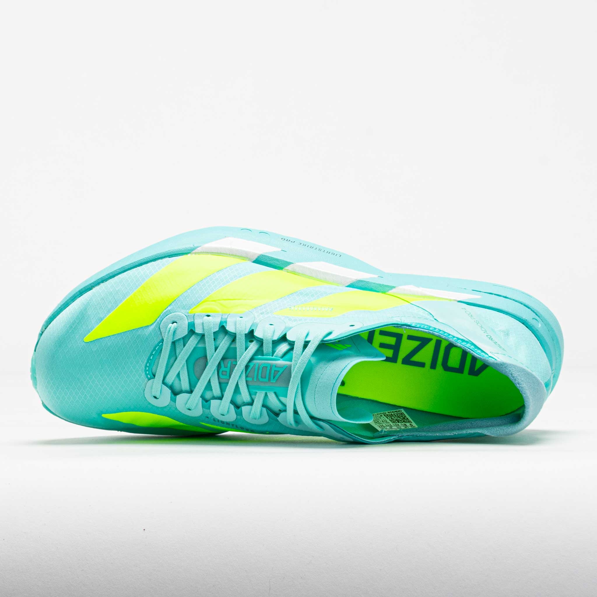 adidas Adizero Adios Pro 4 Men's Flash Aqua/Lucid Lemon/Mint Ton - 3