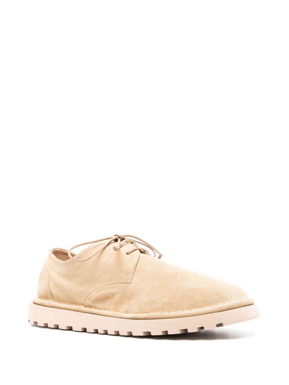 lace-up suede derby shoes - 2