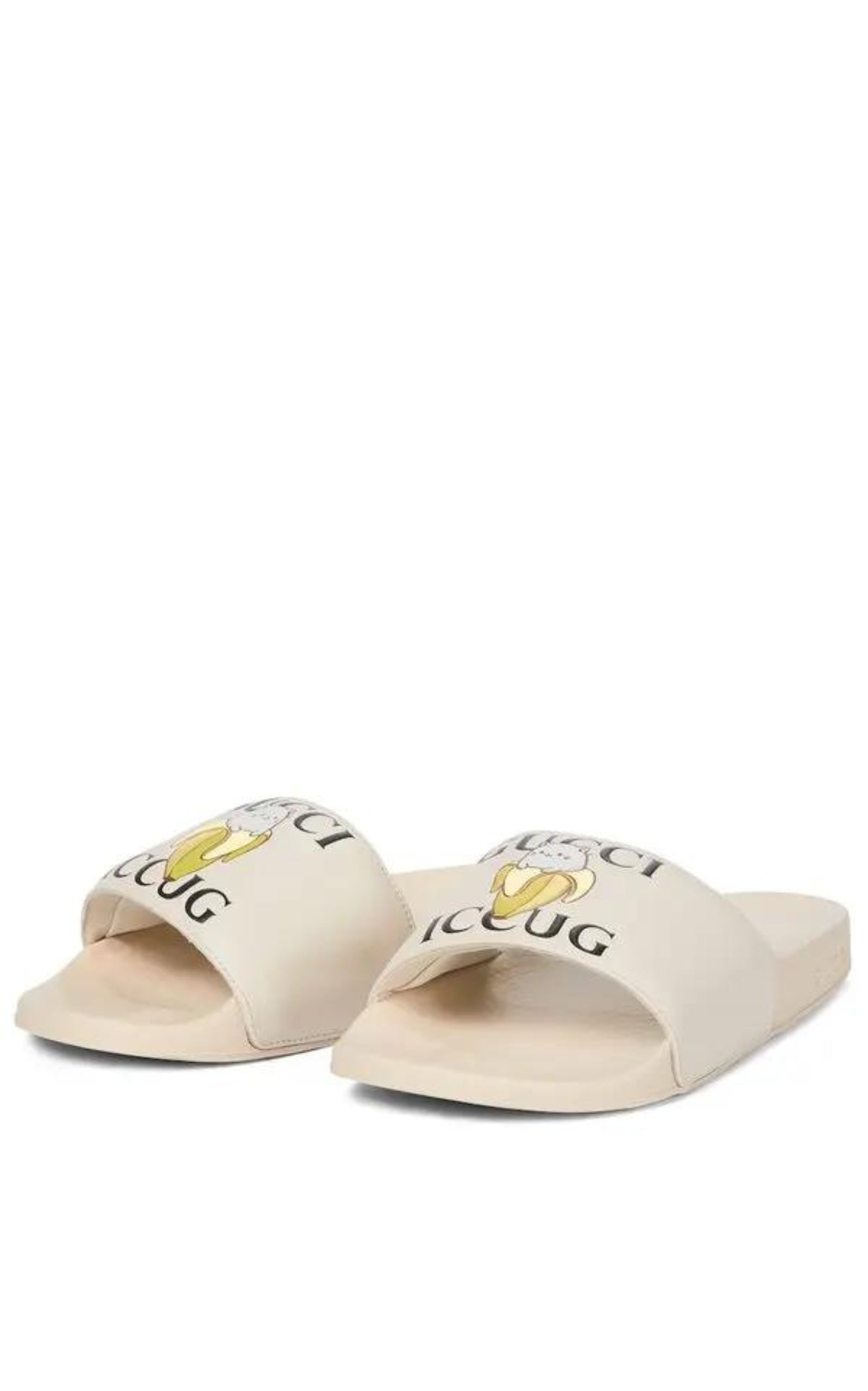X Bananya Logo-print Open-toe Slides - 3