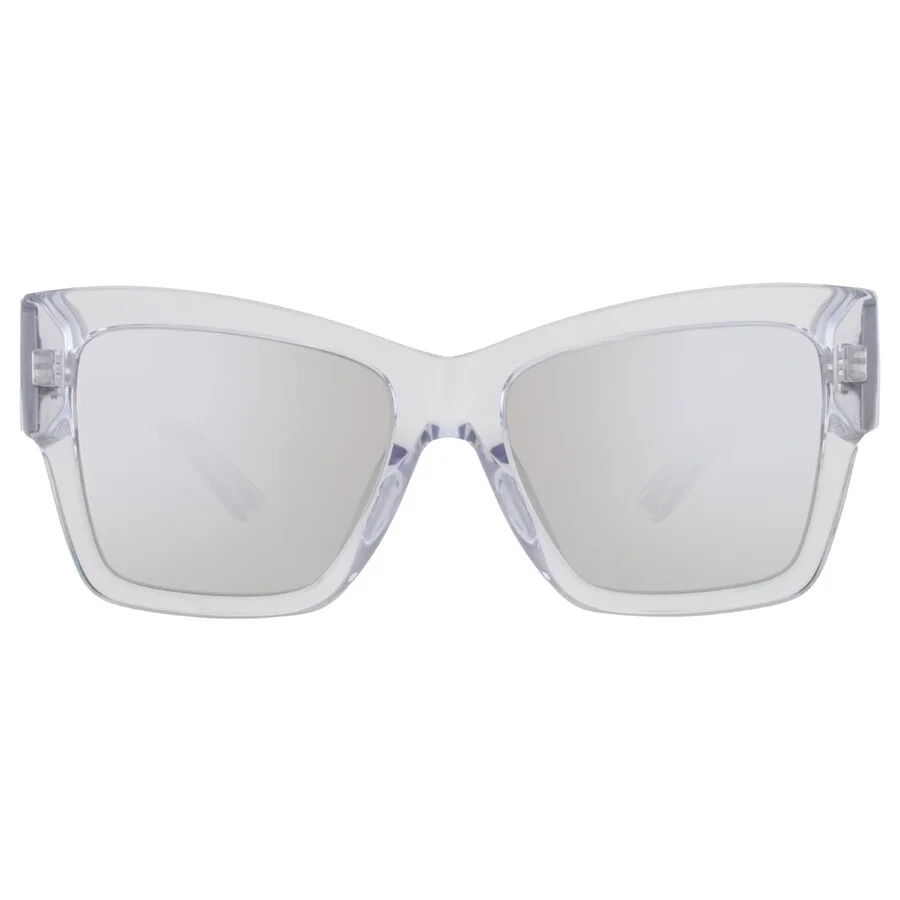 Dolce and Gabbana Silver Mirror Butterfly Ladies Sunglasses DG4493 31338V 55 - 1