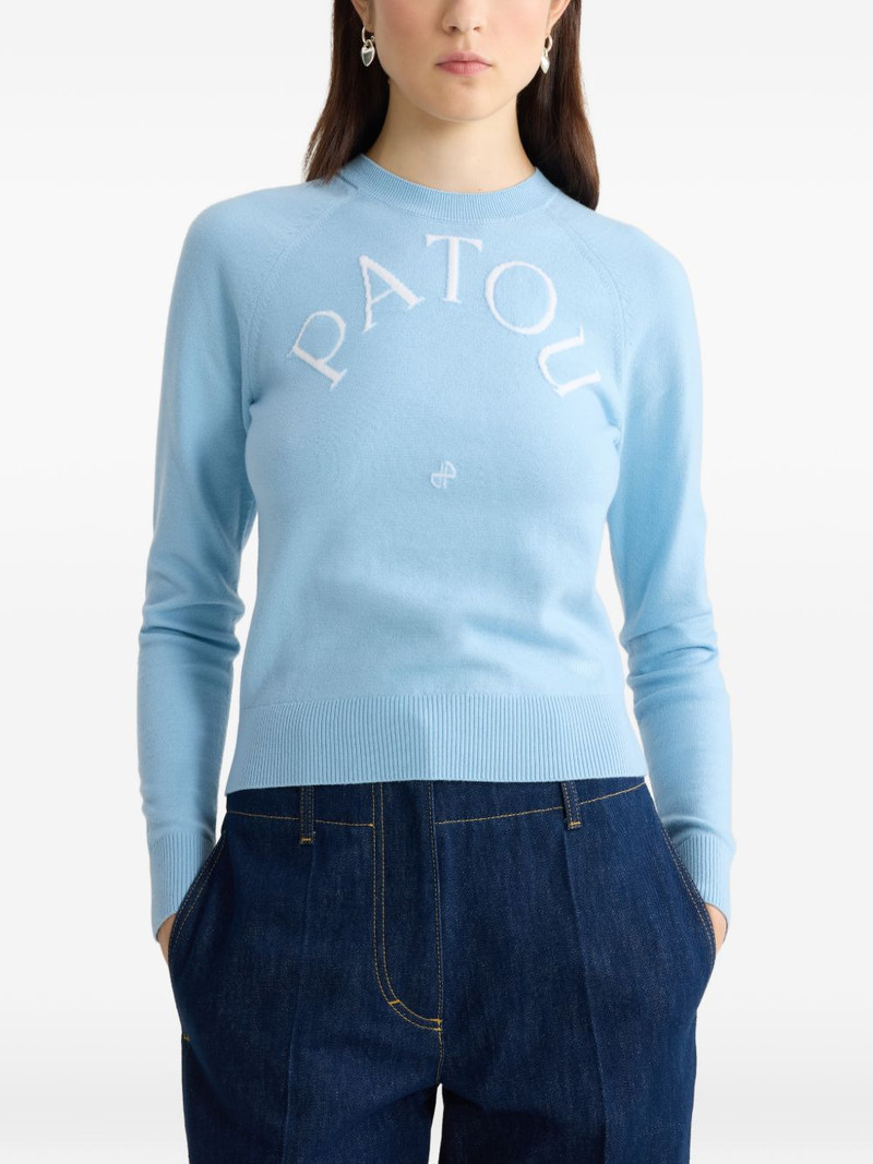logo long-sleeved sweater 4