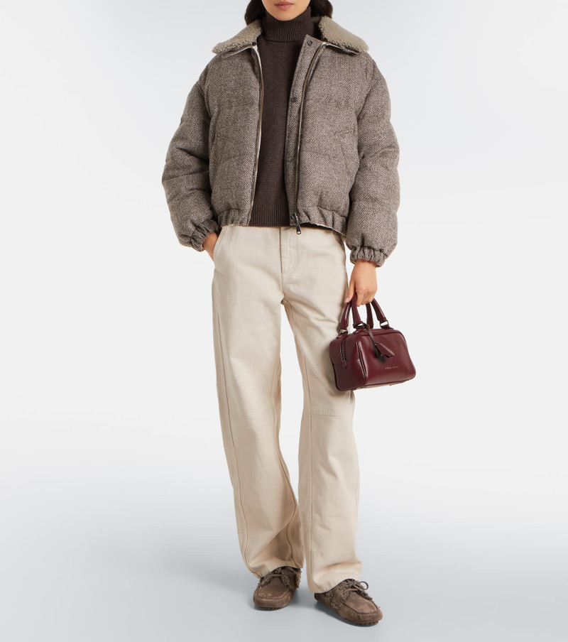 Brunello Cucinelli Wool-blend down jacket outlook