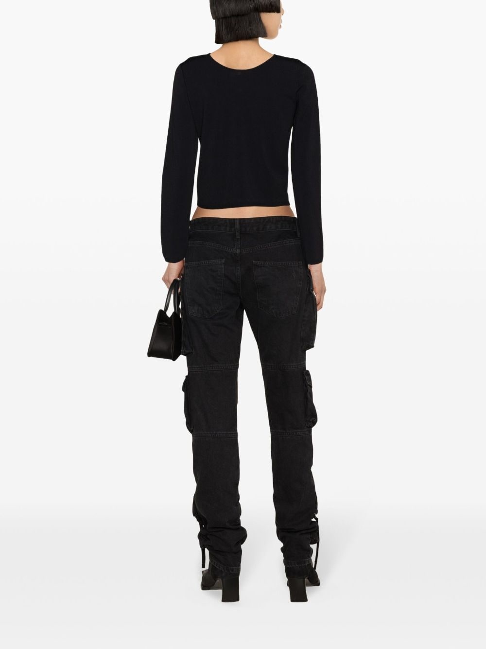 pearl-embellished knit top - 4