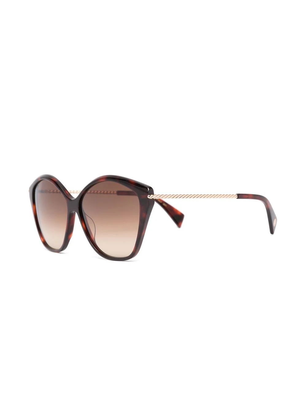 oversize tortoiseshell-effect sunglasses - 2